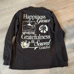 Brown long sleeve Grateful Tee